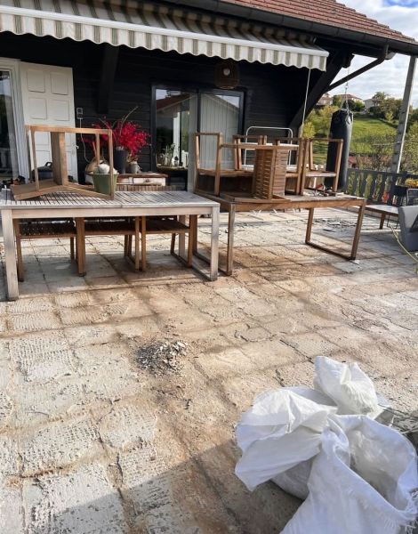 Avant chantier de rénovation de carrelage
